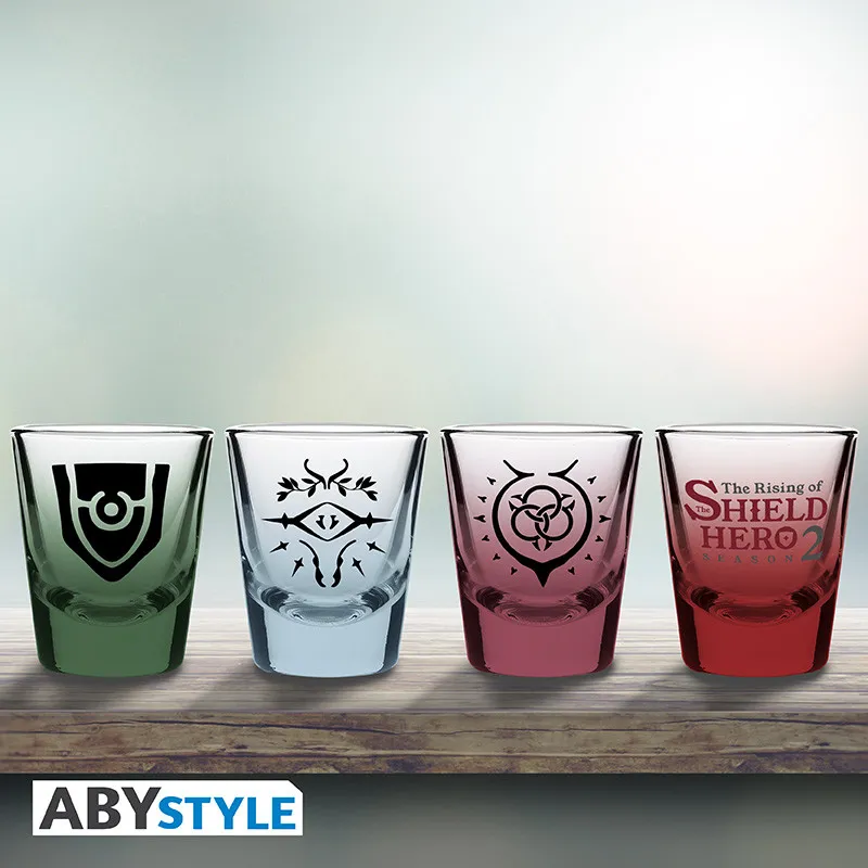 THE SHIELD HERO - Shot Glass "Symbols"